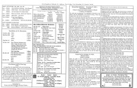 11/27/2022  Bulletin