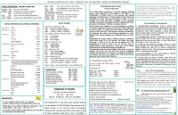 02/25/2018 Bulletin