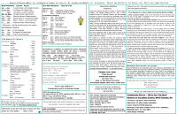 04/28/2019 Bulletin
