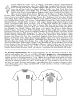 Prayer List / T-Shirt Orders