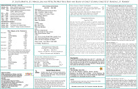 06/03/18 Bulletin