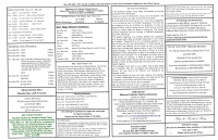 05/18/2025  Bulletin
