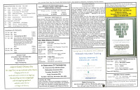 11/23/2025   Bulletin